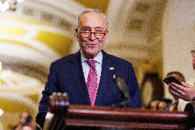 Senate Democratic Leadership Press Conference - Washington