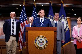 Speaker Mike Johnson Press Conference - Washington