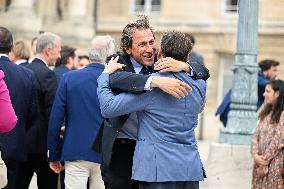 Newly-Elected Members Of Parliament Arrive At Assembly - Paris