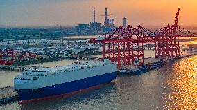 New Energy Vehicles Export in Suzhou Port