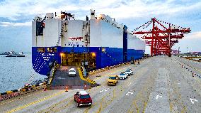 New Energy Vehicles Export in Suzhou Port