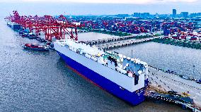 New Energy Vehicles Export in Suzhou Port