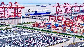 New Energy Vehicles Export in Suzhou Port