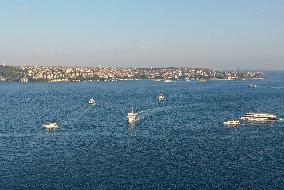 T?RKIYE-ISTANBUL-BOSPORUS STRAIT-AERIAL VIEWS