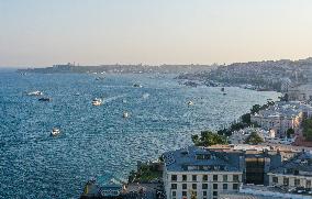 T?RKIYE-ISTANBUL-BOSPORUS STRAIT-AERIAL VIEWS