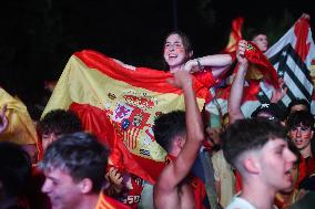 (SP)SPAIN-MADRID-FOOTBALL-EURO 2024-SPAIN VS FRANCE-FANS