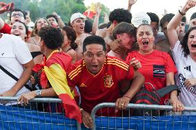 (SP)SPAIN-MADRID-FOOTBALL-EURO 2024-SPAIN VS FRANCE-FANS