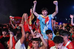 (SP)SPAIN-MADRID-FOOTBALL-EURO 2024-SPAIN VS FRANCE-FANS