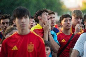 (SP)SPAIN-MADRID-FOOTBALL-EURO 2024-SPAIN VS FRANCE-FANS