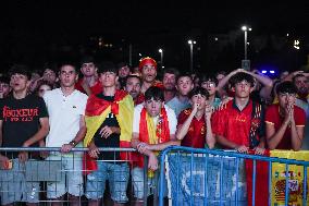 (SP)SPAIN-MADRID-FOOTBALL-EURO 2024-SPAIN VS FRANCE-FANS