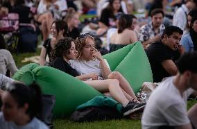 CANADA-VANCOUVER-OPEN-AIR CINEMA