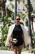 Alessandra Ambrosio Celebrity Sightings During The 77th Cannes Film Festival