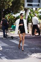 Alessandra Ambrosio Celebrity Sightings During The 77th Cannes Film Festival