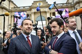 Rassemblement National newly elected MPs arrive at the National Assembly in Paris FA