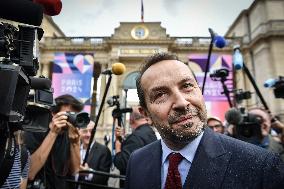 Rassemblement National newly elected MPs arrive at the National Assembly in Paris FA