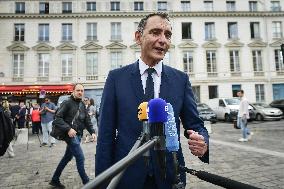 Rassemblement National newly elected MPs arrive at the National Assembly in Paris FA