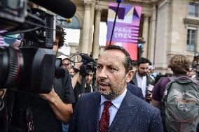 Rassemblement National newly elected MPs arrive at the National Assembly in Paris FA