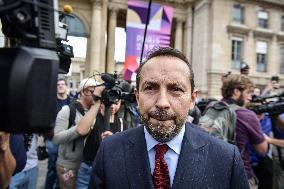 Rassemblement National newly elected MPs arrive at the National Assembly in Paris FA