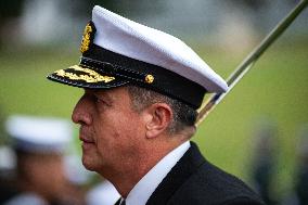 Admiral Francisco Cubides Becomes Colombia's Military Forces Commander