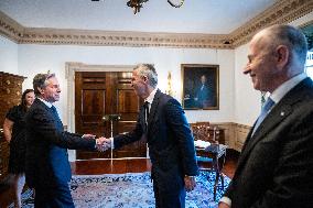 Stoltenberg And Blinken Meet - Washington