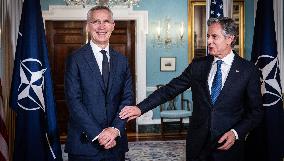 Stoltenberg And Blinken Meet - Washington