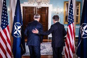 Stoltenberg And Blinken Meet - Washington