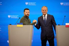 Zelensky Visits Warsaw