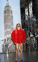 Rita Ora Visits Empire State Building - NYC