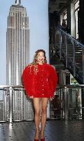 Rita Ora Visits Empire State Building - NYC