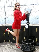 Rita Ora Visits Empire State Building - NYC