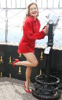 Rita Ora Visits Empire State Building - NYC