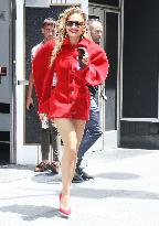 Rita Ora Visits Empire State Building - NYC