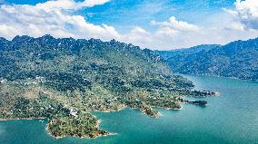 (GloriousGuizhou) CHINA-GUIZHOU-LIUPANSHUI-ZANGKE RIVER-AERIAL VIEW (CN)