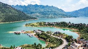 (GloriousGuizhou) CHINA-GUIZHOU-LIUPANSHUI-ZANGKE RIVER-AERIAL VIEW (CN)