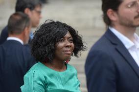 Newly Elected Deputies Arrive at the National Assembly - Paris