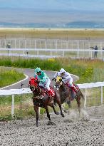 (SP)CHINA-XINJIANG-ZHAOSU-NATIONAL TRADITIONAL GAMES OF ETHNIC MINORITIES-EQUESTRIAN (CN)