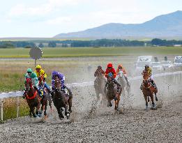 (SP)CHINA-XINJIANG-ZHAOSU-NATIONAL TRADITIONAL GAMES OF ETHNIC MINORITIES-EQUESTRIAN (CN)