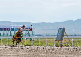 (SP)CHINA-XINJIANG-ZHAOSU-NATIONAL TRADITIONAL GAMES OF ETHNIC MINORITIES-EQUESTRIAN (CN)