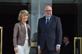 Newly Elected Deputies Arrive at the National Assembly- Paris