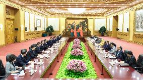 CHINA-BEIJING-XI JINPING-BANGLADESH-PM-MEETING (CN)