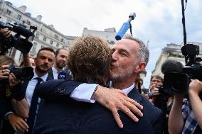 Newly Elected Deputies Arrive at the National Assembly- Paris