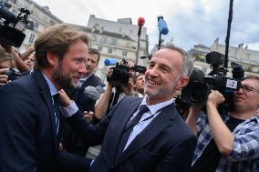 Newly Elected Deputies Arrive at the National Assembly- Paris