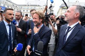 Newly Elected Deputies Arrive at the National Assembly- Paris