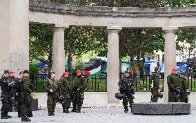 Montreal police descend on McGill to clear pro-Palestinian encampment