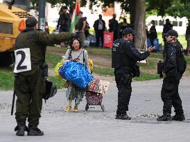 Montreal police descend on McGill to clear pro-Palestinian encampment