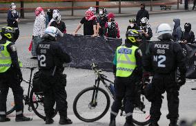 Montreal police descend on McGill to clear pro-Palestinian encampment