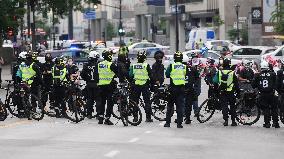 Montreal police descend on McGill to clear pro-Palestinian encampment