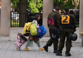 Montreal police descend on McGill to clear pro-Palestinian encampment