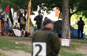 Montreal police descend on McGill to clear pro-Palestinian encampment