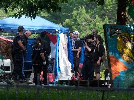 Montreal police descend on McGill to clear pro-Palestinian encampment